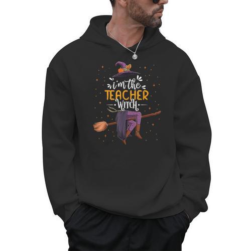 Im The Teacher Witch Halloween Matching Group Costume Men Hoodie - teacherstshirts.com DE