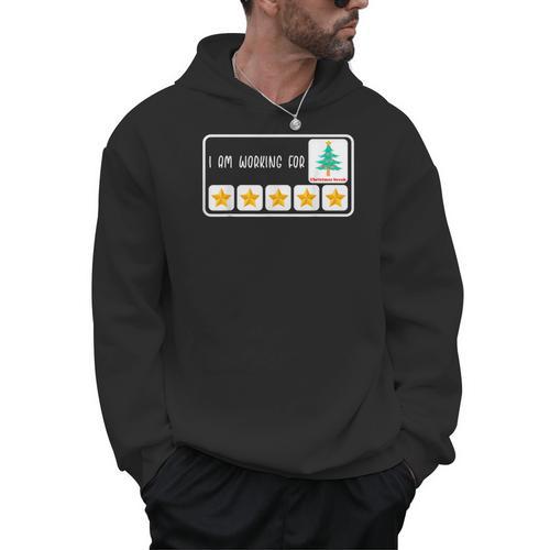 I'm Working For Christmas Break 5 Star Winter Teacher Stars Men Hoodie - teacherstshirts.com