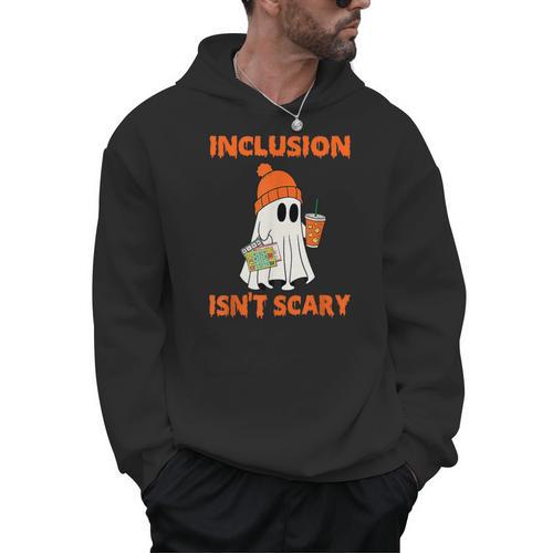 Inclusion Isn't Scary Shirt Halloween SLP Sped Teacher Men Hoodie - teacherstshirts.com DE