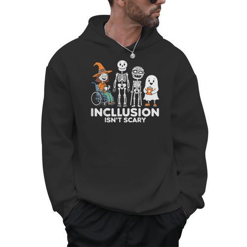 Inclusion Isn't Scary SLP Halloween Costume Sped Teacher Men Hoodie - teacherstshirts.com DE