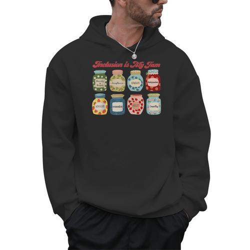 Inclusion Is My Jam Special Education Teacher Autism Men Hoodie - teacherstshirts.com AU