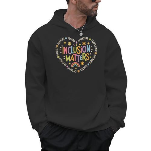 Inclusion Matters Special Education Teacher Autism Awareness Men Hoodie - teacherstshirts.com DE