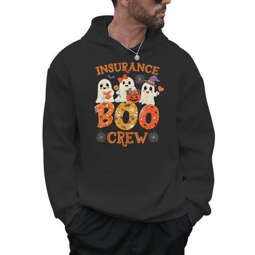 Insurance Boo Crew Halloween Spooky Costume Teacher Men Hoodie - teacherstshirts.com DE