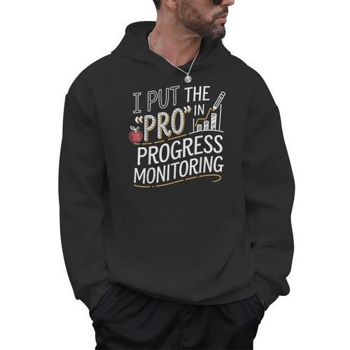 Intervention Teacher Progress Monitoring Intervention Men Hoodie - teacherstshirts.com