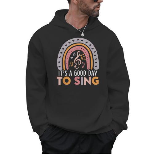 It's A Good Day To Sing Back To School Music Teacher Men Hoodie - teacherstshirts.com UK