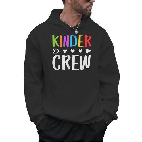 Kinder Crew Shirt Kindergarten Boy Girl Student Teacher Men Hoodie - teacherstshirts.com CA