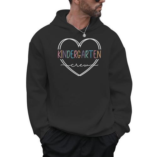 Kindergarten Crew Kinder Crew Teacher Squad Team Preschool Men Hoodie - teacherstshirts.com DE