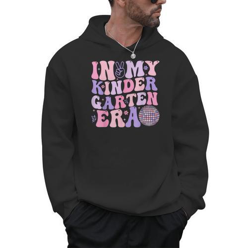 In My Kindergarten Era Teacher Kids Back To School Kinder Men Hoodie - teacherstshirts.com AU