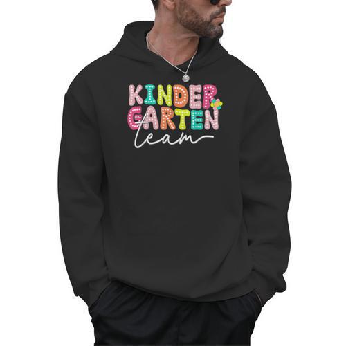 Kindergarten Team Teacher Back To School Kindergarten Squad Men Hoodie - teacherstshirts.com DE