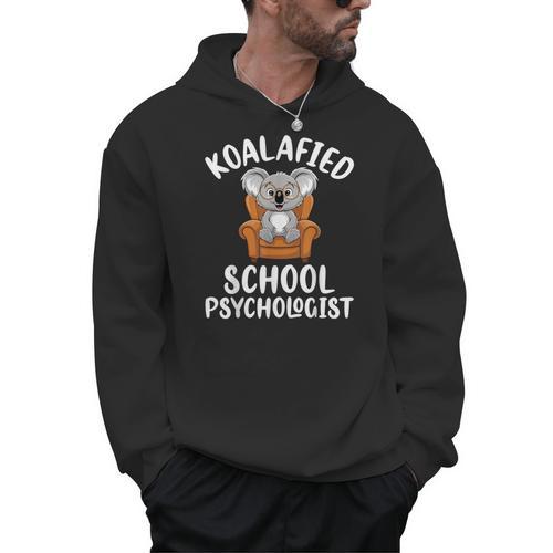 Koalafied School Psychologist Koala Lover Psychology Teacher Men Hoodie - teacherstshirts.com AU