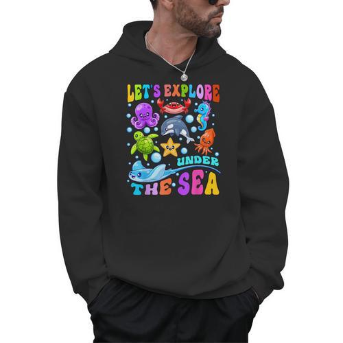 Let's Explore Under The Sea Back To School Student Teacher Men Hoodie - teacherstshirts.com CA