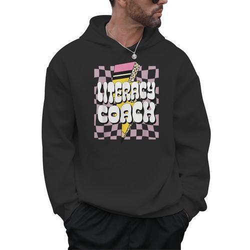 Literacy Coach Reading Specialist Facilitator Lead Teacher Men Hoodie - teacherstshirts.com AU