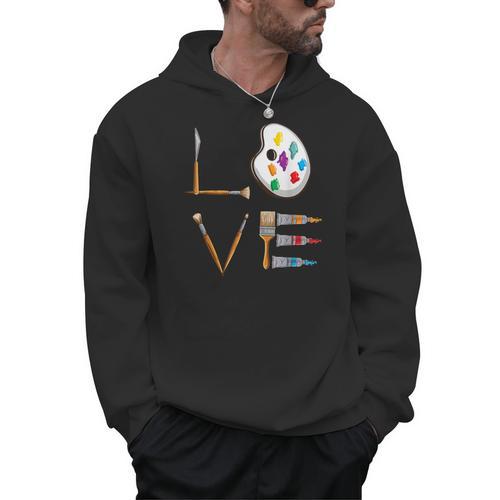 Love Art For Artist Art Teacher Men Hoodie - teacherstshirts.com DE