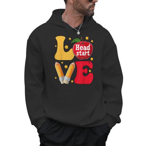 Love Headstart Head Start Teachers First Day Of School Men Hoodie - teacherstshirts.com UK