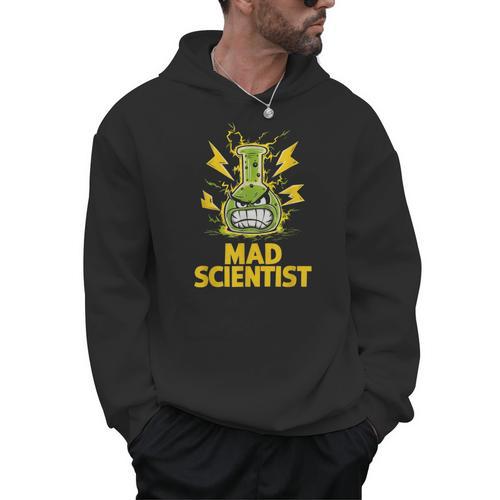 Mad Scientist Kids Youth Adult Science Teacher Chemistry Men Hoodie - teacherstshirts.com UK
