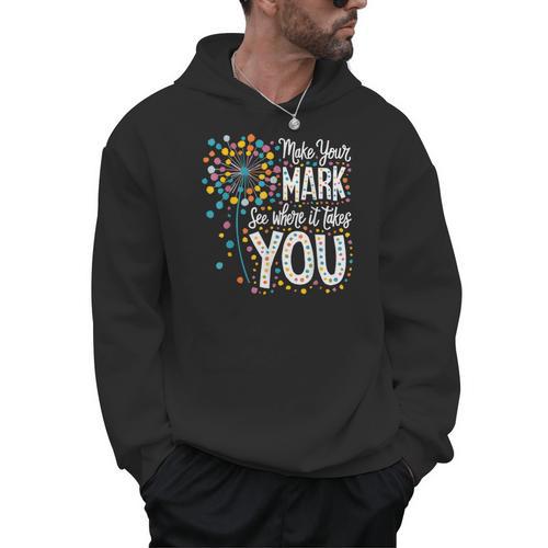 Make Your Mark Dandelion Happy Dot Day Shirts Teacher Kids Men Hoodie - teacherstshirts.com