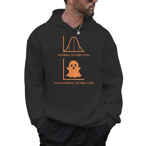 Math Statistics Normal Paranormal Distribution Teacher Men Hoodie - teacherstshirts.com