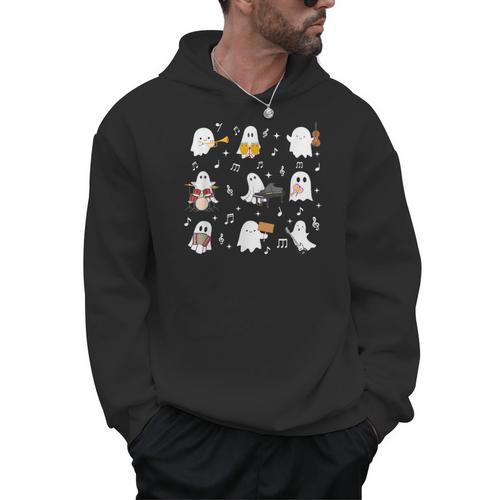 Music Teacher Halloween Music Teacher Education Men Hoodie - teacherstshirts.com UK