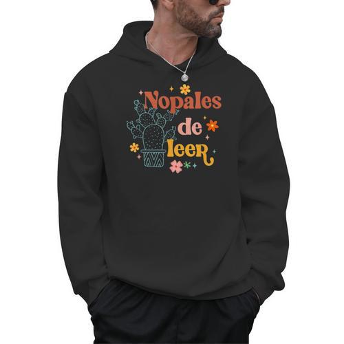 Nopales De Leer Spanish Teacher Maestra Cactus Bilingual Men Hoodie - teacherstshirts.com DE