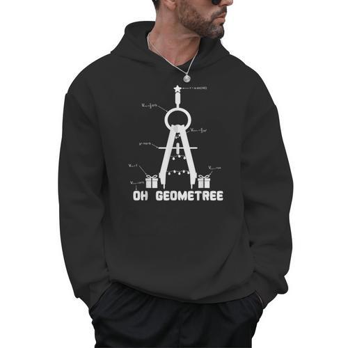 Oh Geometree Math Teacher Geometry Christmas Tree For Men Women Kids Men Hoodie - teacherstshirts.com AU