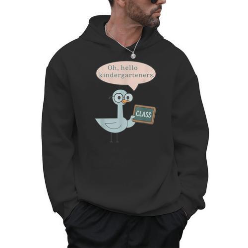 Oh Hello Kindergarteners Shirt Cute Pigeon Teacher Tee Men Hoodie - teacherstshirts.com AU