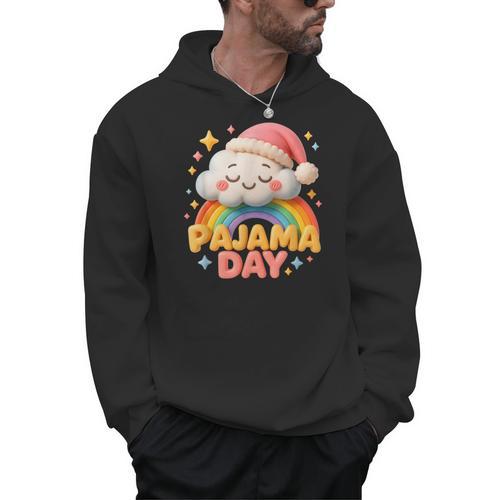 Pajama Day School Spirit Week Sleepy Cloud Teacher Student Men Hoodie - teacherstshirts.com AU