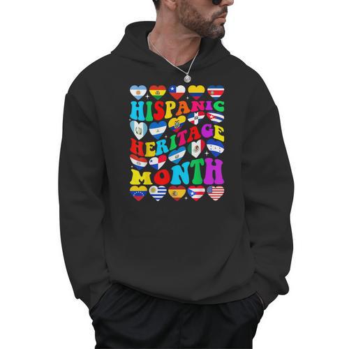 Hispanic Heritage Month 2025 Latino Puerto Rico Teacher Kids Men Hoodie - teacherstshirts.com CA