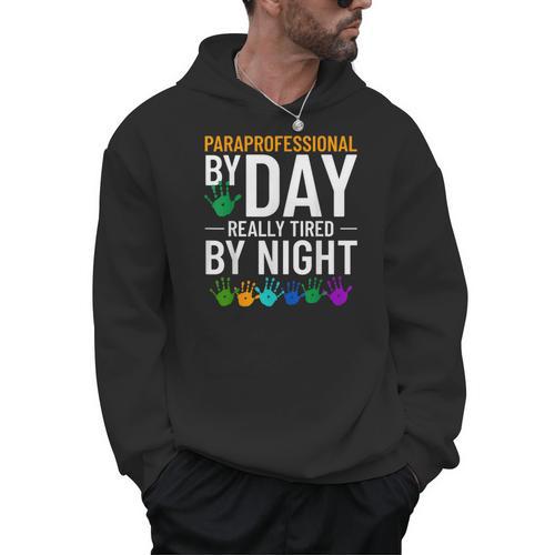 Paraprofessional Educator Teacher Para Classroom Assistant Men Hoodie - teacherstshirts.com