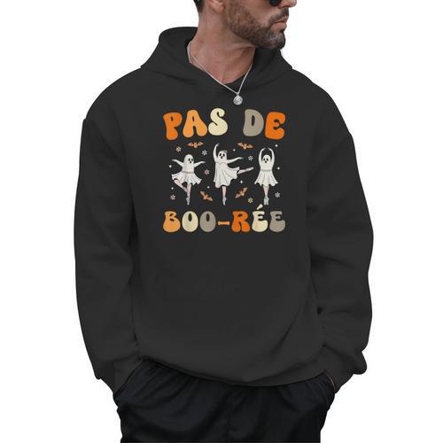 Pas De Boo-Rée Ghost Ballet Dancer Halloween Dance Teacher Men Hoodie - teacherstshirts.com DE