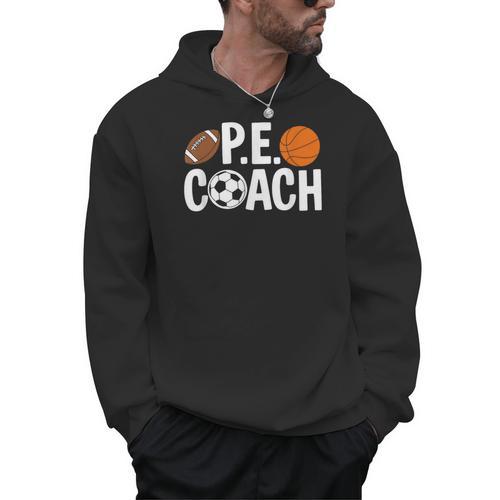 PE Gym Teacher Quotes School Class Instructor And Coach Men Hoodie - teacherstshirts.com UK