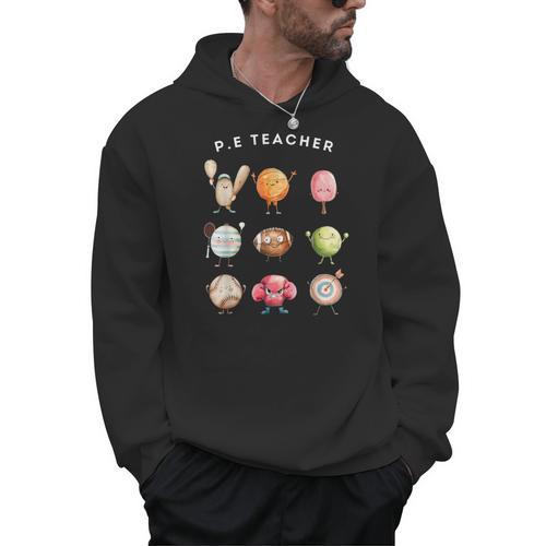 Physical Education Teacher PE Teacher Specials Back School Men Hoodie - teacherstshirts.com AU