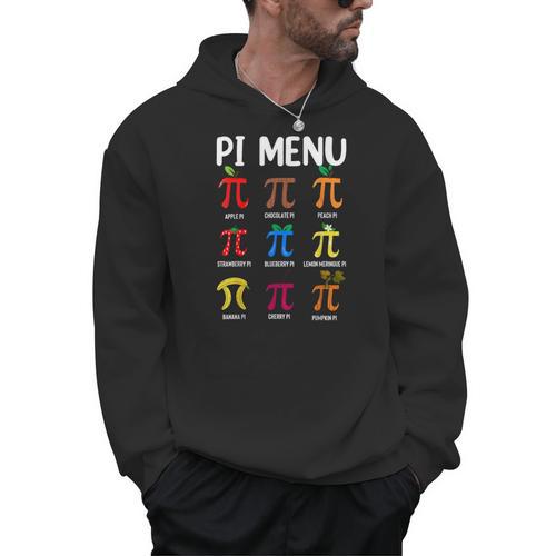 Pi Menu 314 Pi Symbol Math Teacher Happy Pi Day Men Hoodie - teacherstshirts.com