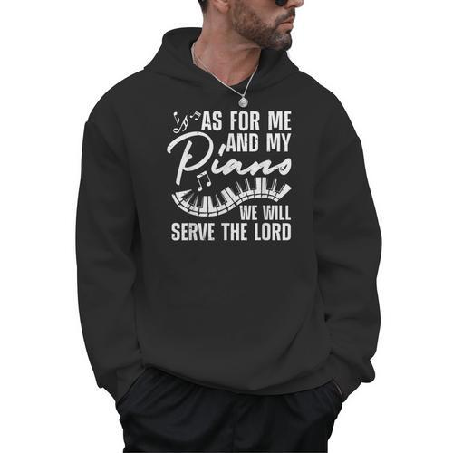 Piano Player Art For Men Women Pianist Piano Teacher Men Hoodie - teacherstshirts.com CA