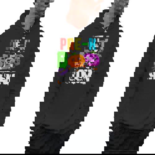 Pre K Boo Crew Halloween Costume Teachers Kids Men Hoodie - teacherstshirts.com