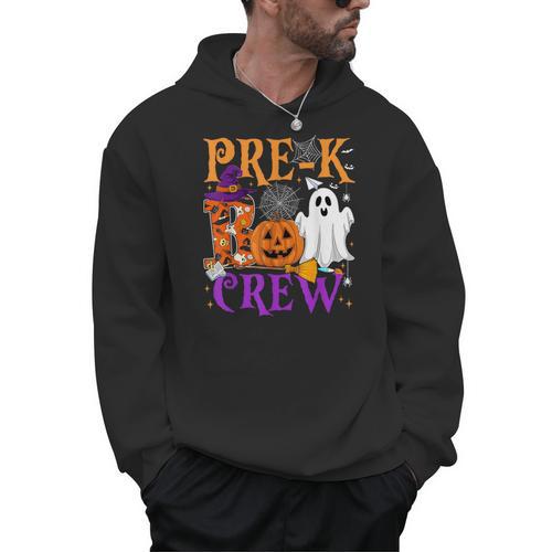 Pre-K Boo Crew Teacher Student Halloween Costume Men Hoodie - teacherstshirts.com DE