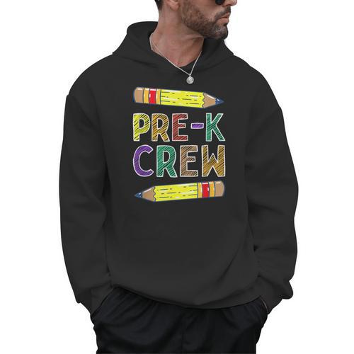 Pre-K Crew PreK Teachers Back To School Men Hoodie - teacherstshirts.com UK