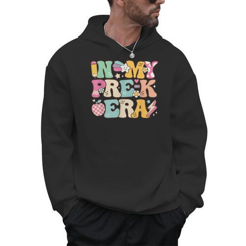 In My Pre-K Era Girl Back To School Cute PreSchool Teacher Men Hoodie - teacherstshirts.com