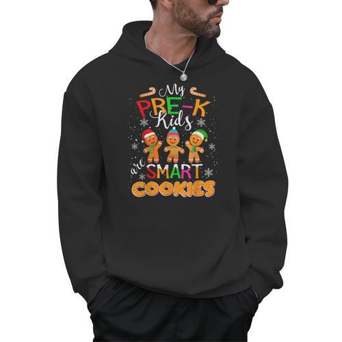 My Pre-K Kids Are Smart Cookies Christmas Teacher Men Hoodie - teacherstshirts.com AU