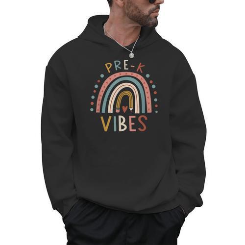 Pre K Vibes Back To School Student Teacher Men Hoodie - teacherstshirts.com
