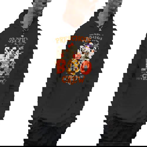 Preschool Boo Crew Halloween Costume For Teacher Kids Men Hoodie - teacherstshirts.com