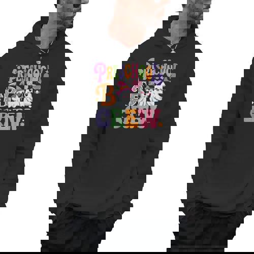 Preschool Boo Crew Preschool Teacher Student Halloween Men Hoodie - teacherstshirts.com