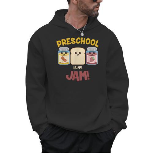 Preschool Is My Jam Teacher Shirt Men Hoodie - teacherstshirts.com AU