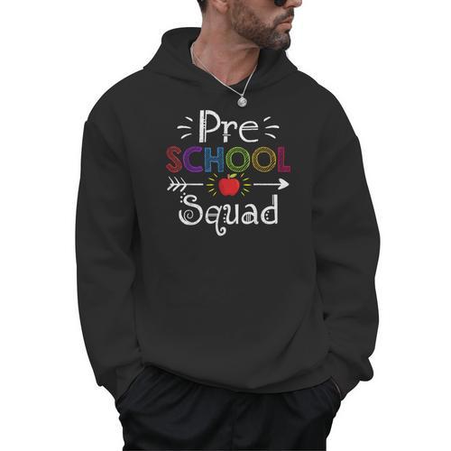 Preschool Squad Preschool Teacher Student Men Hoodie - teacherstshirts.com AU