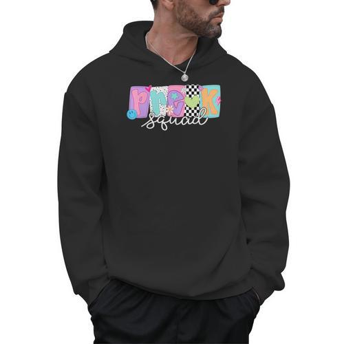 Preschool Squad Team Pre-K Crew Back To School Teacher Men Hoodie - teacherstshirts.com AU
