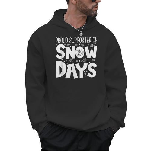 Proud Supporter Of Snow Days Teacher Christmas Men Women Men Hoodie - teacherstshirts.com AU