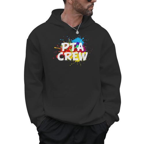 PTA Crew Back To School Volunteer Board Mom Parent Teacher Men Hoodie - teacherstshirts.com AU