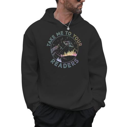 Take Reading English Teacher Library Alien Space T-S Tie Dye Men Hoodie - teacherstshirts.com AU
