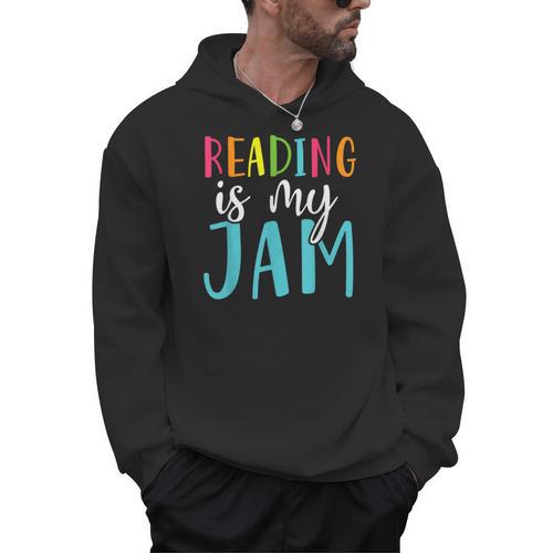 Reading Is My Jam Back To School Teacher Men Hoodie - teacherstshirts.com AU