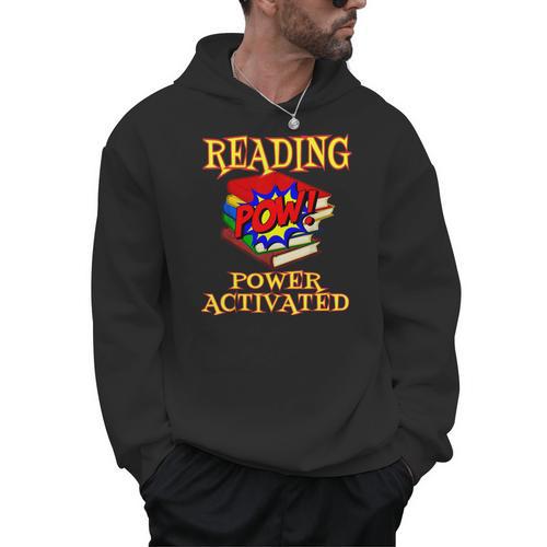Reading Super Power Activated Superhero Teacher Or Student Men Women Girls Kids Men Hoodie - teacherstshirts.com