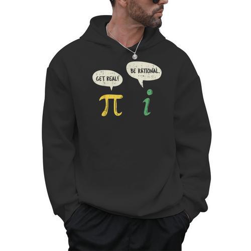 Get Real Be Rational Shirt Pi Math Teacher Geek Men Hoodie - teacherstshirts.com